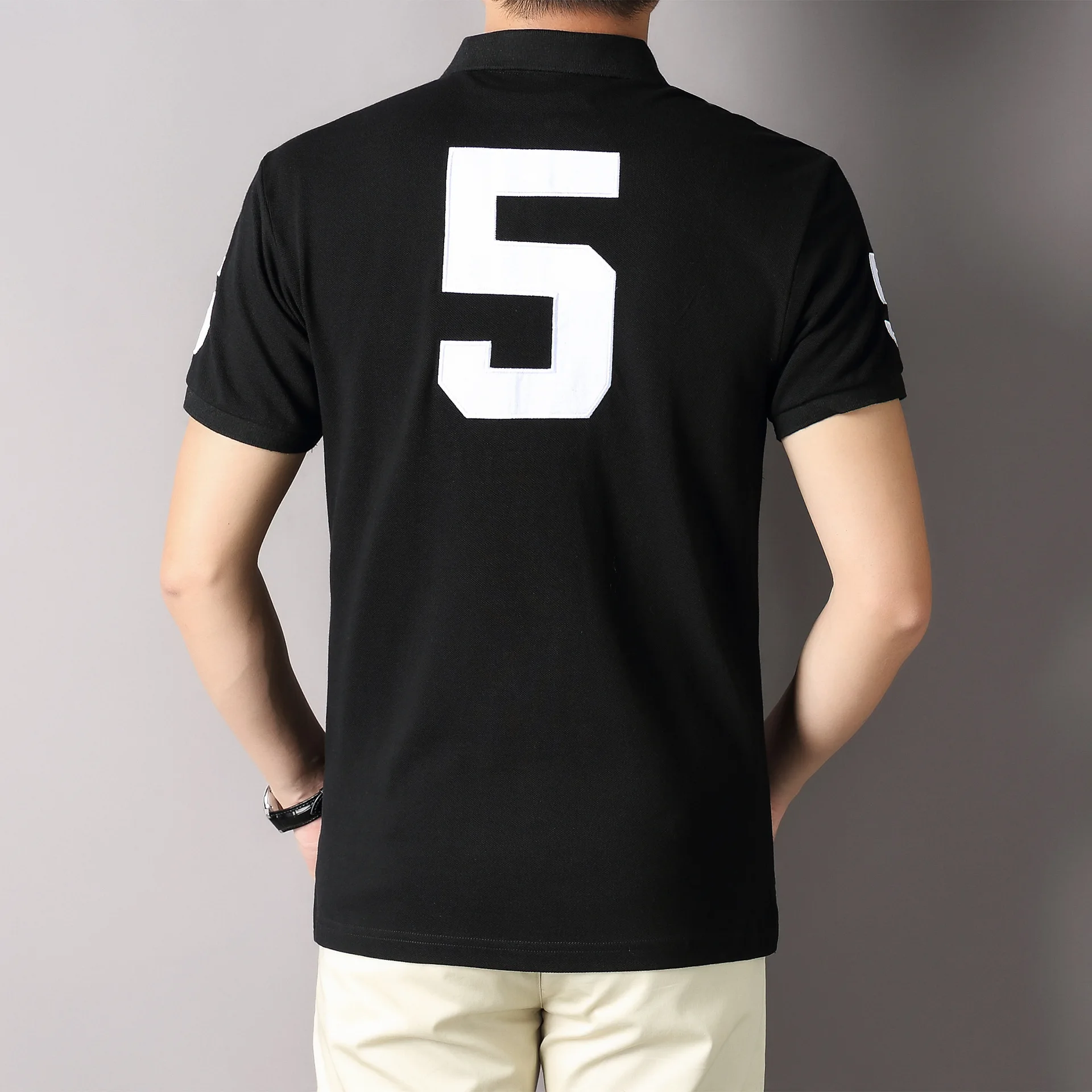 New Summer Men Polo Shirts Great Designer Original NEW YORK Brand Embroidered Short Sleeve Leisure Sports Loose Plus EU Size 7XL