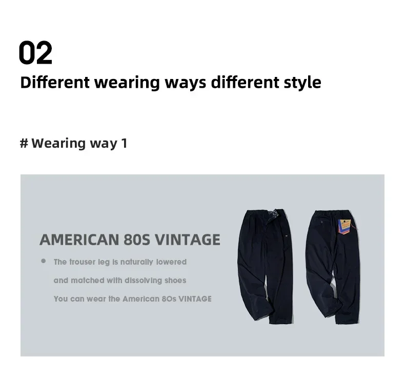 Maden Easy Cargo Pants for Men Loose Casual Pocket Rope Drawstring Pants Overalls Vintage Man Clothing Straight Trousers