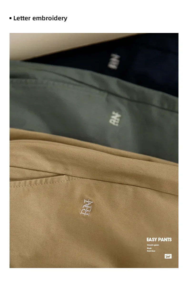 Maden Easy Cargo Pants for Men Loose Casual Pocket Rope Drawstring Pants Overalls Vintage Man Clothing Straight Trousers