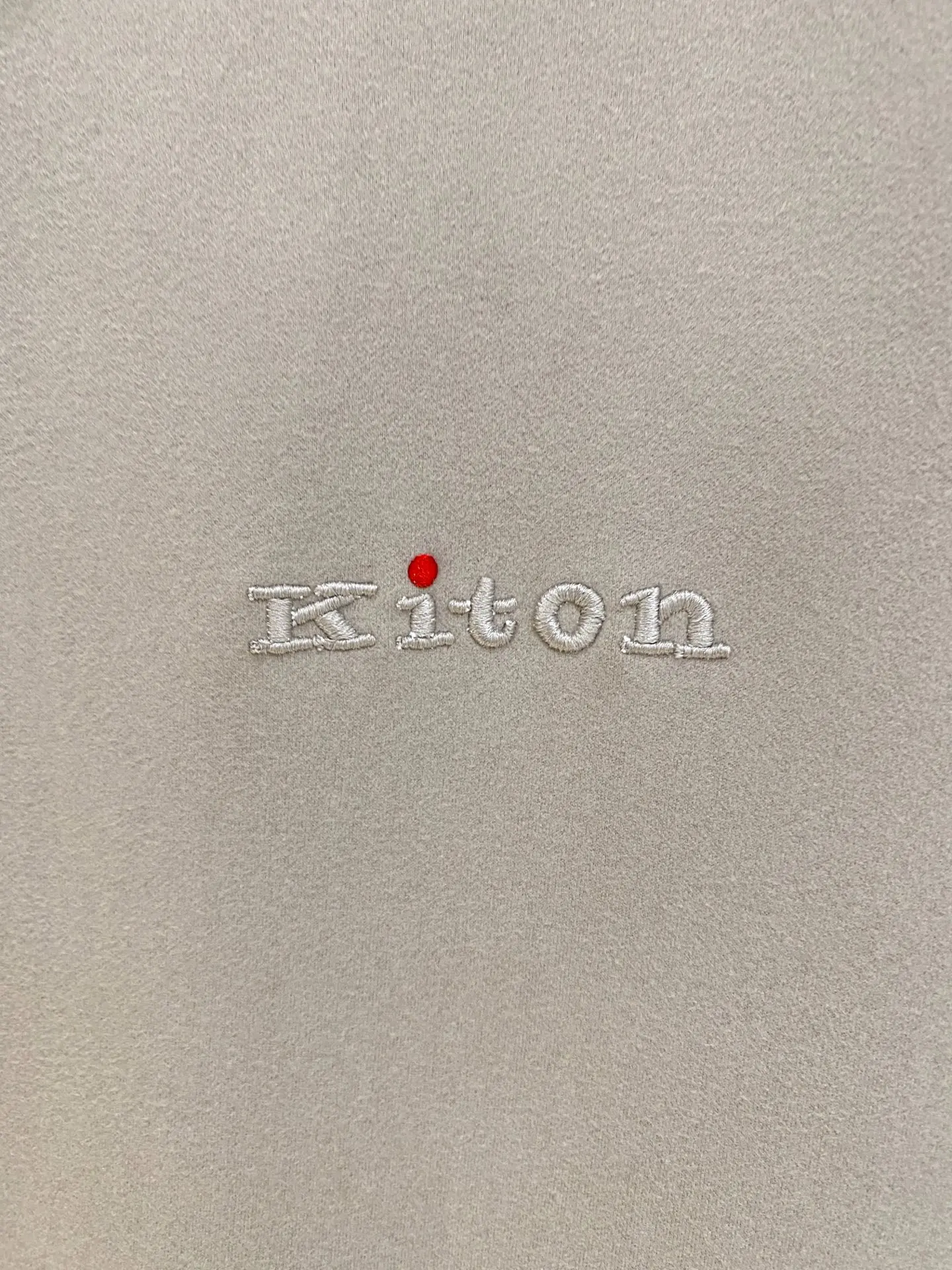 Kiton stand-up neck zip-up classic men's jacket