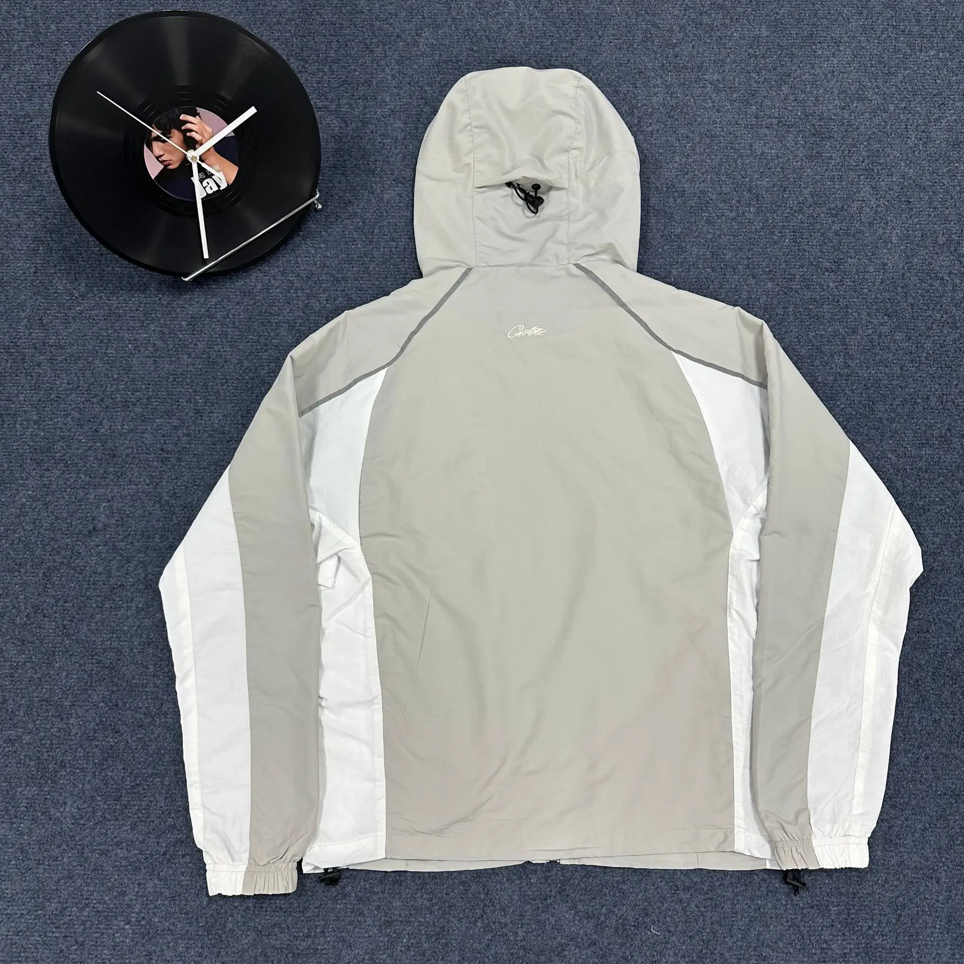 Autumn thin set color blocked embroidered badge for both men and women, high-quality windbreaker ins