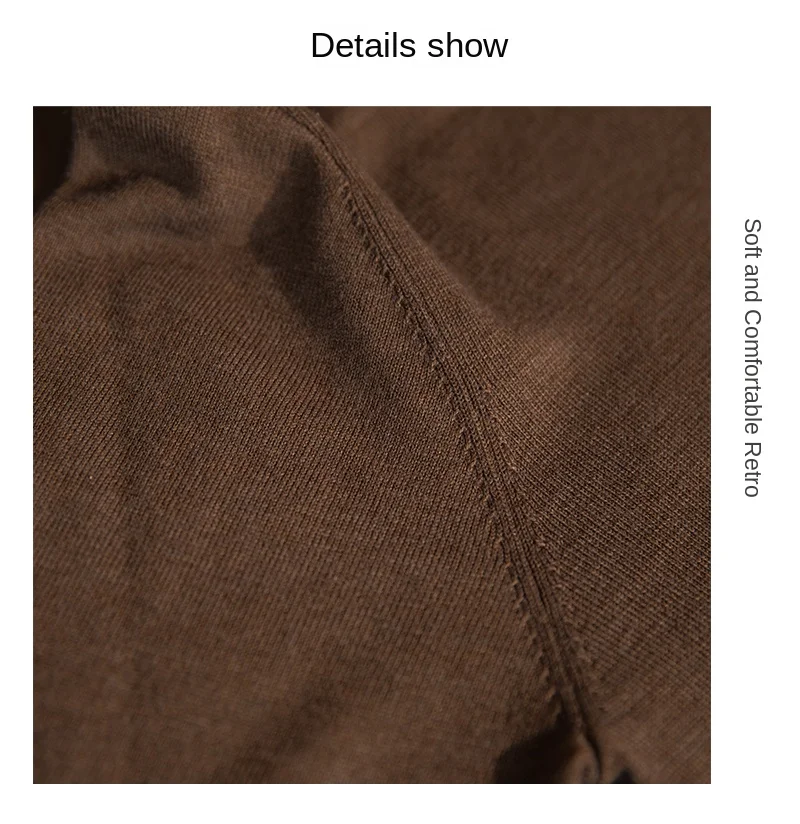 Mr. Lusan Half-turtleneck Sweater Men's Pullover Sweater Knitted Wool Sweater Slim-fit Inner Thin Base Shirt Trendy
