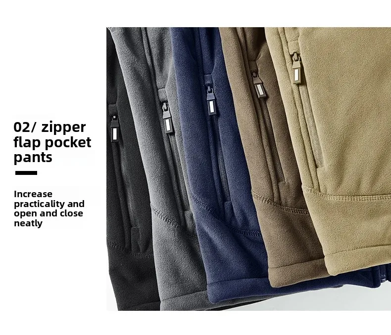 Polar Fleece Hooded Jacket for Men New 2025 Autumn Winter Outdoor Thicken Warm Parkas Coats Men Hiking Camping Jackets Clothing