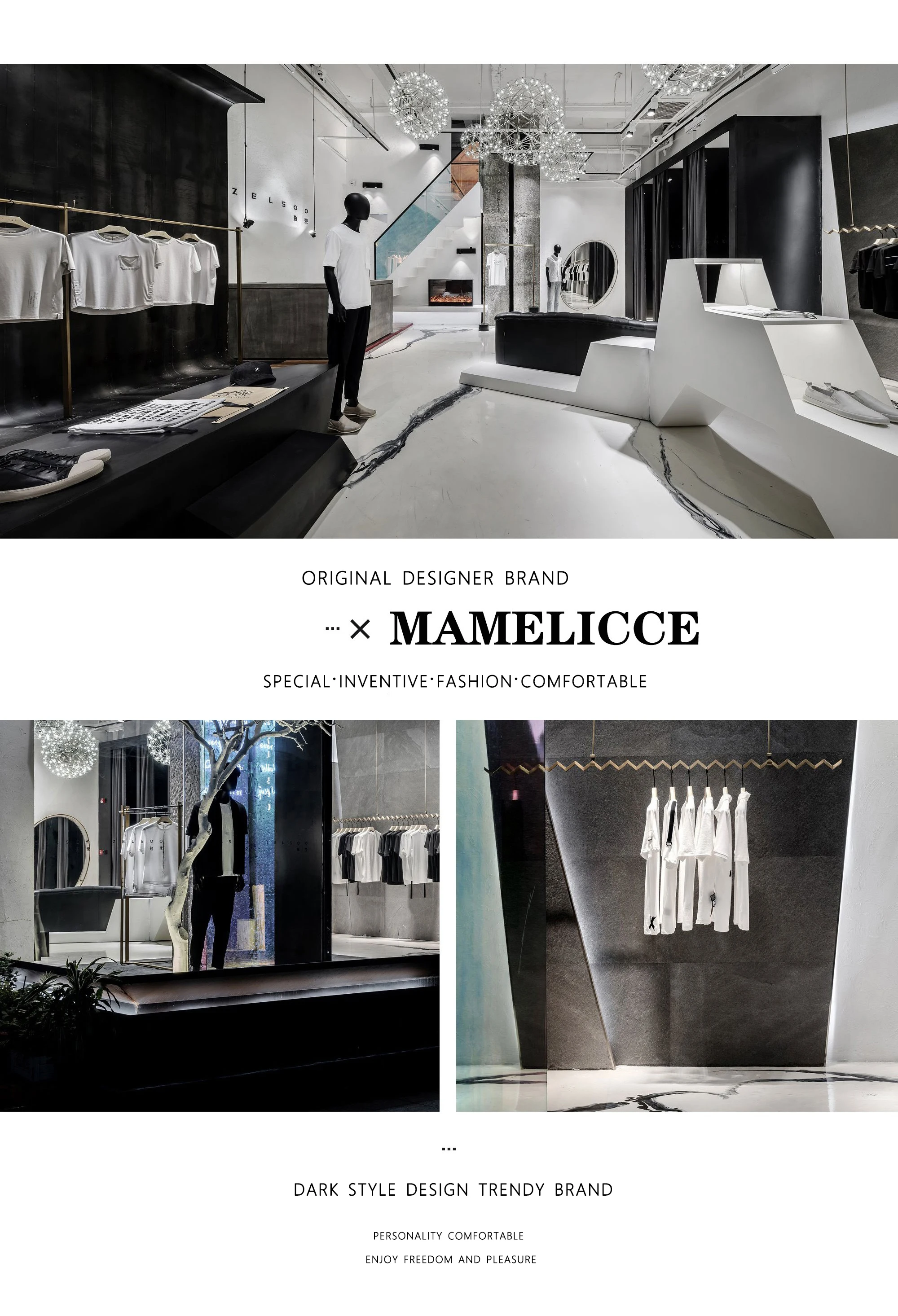 MAMELICCE Original design Rock punk style Slim fit leather coat Synthetic leather jackets Autumn and winter men's clothing tops