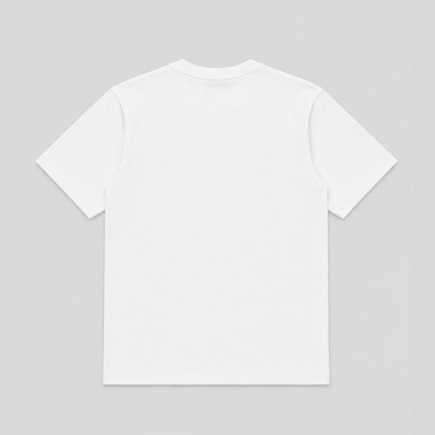 CH Mens Simple Round Neck Hidden Crest Embroidery Regular Fit Short Sleeve Tee Everyday Matching Wear