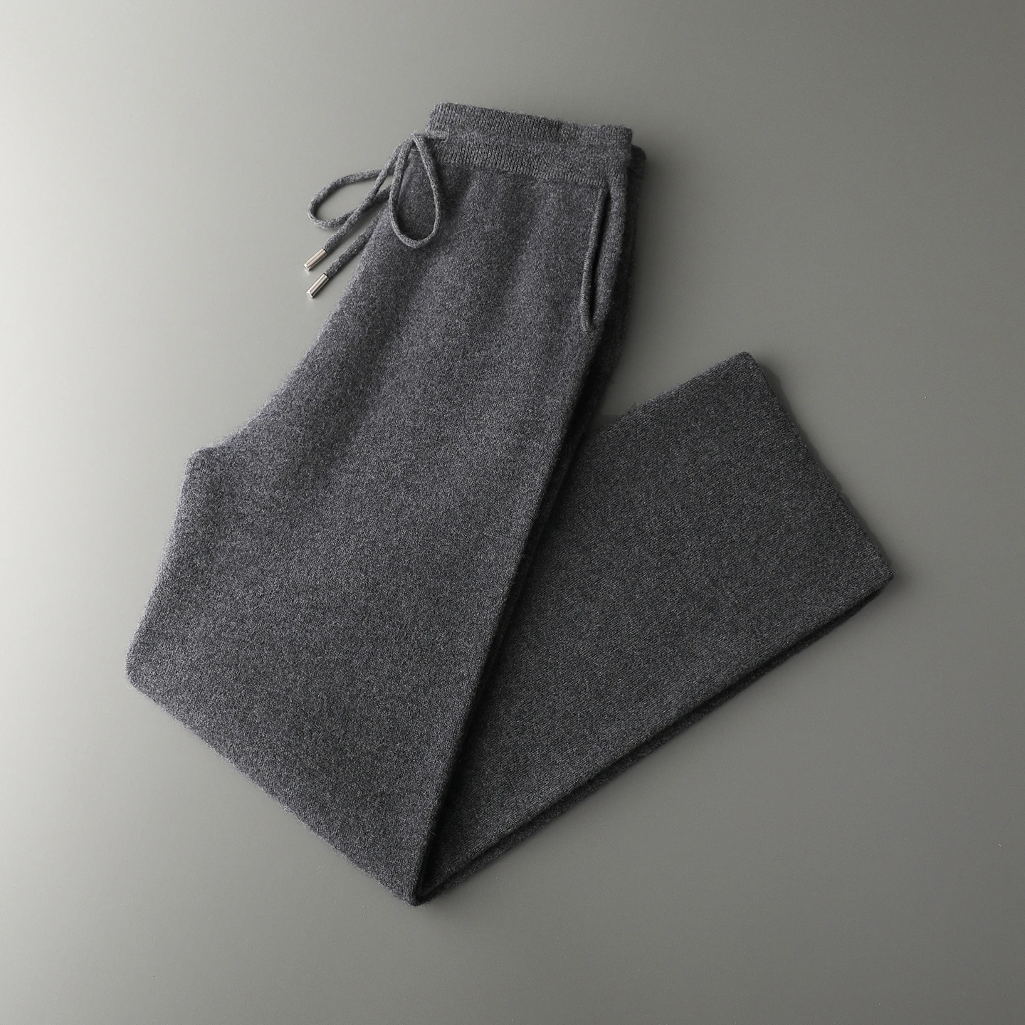 Classy Man 100% Merino Wool Sweater & Trousers Set Autumn Winter Thick Warm Zipper Cardigan Jacket Wide Leg Pants Two Pieces Set