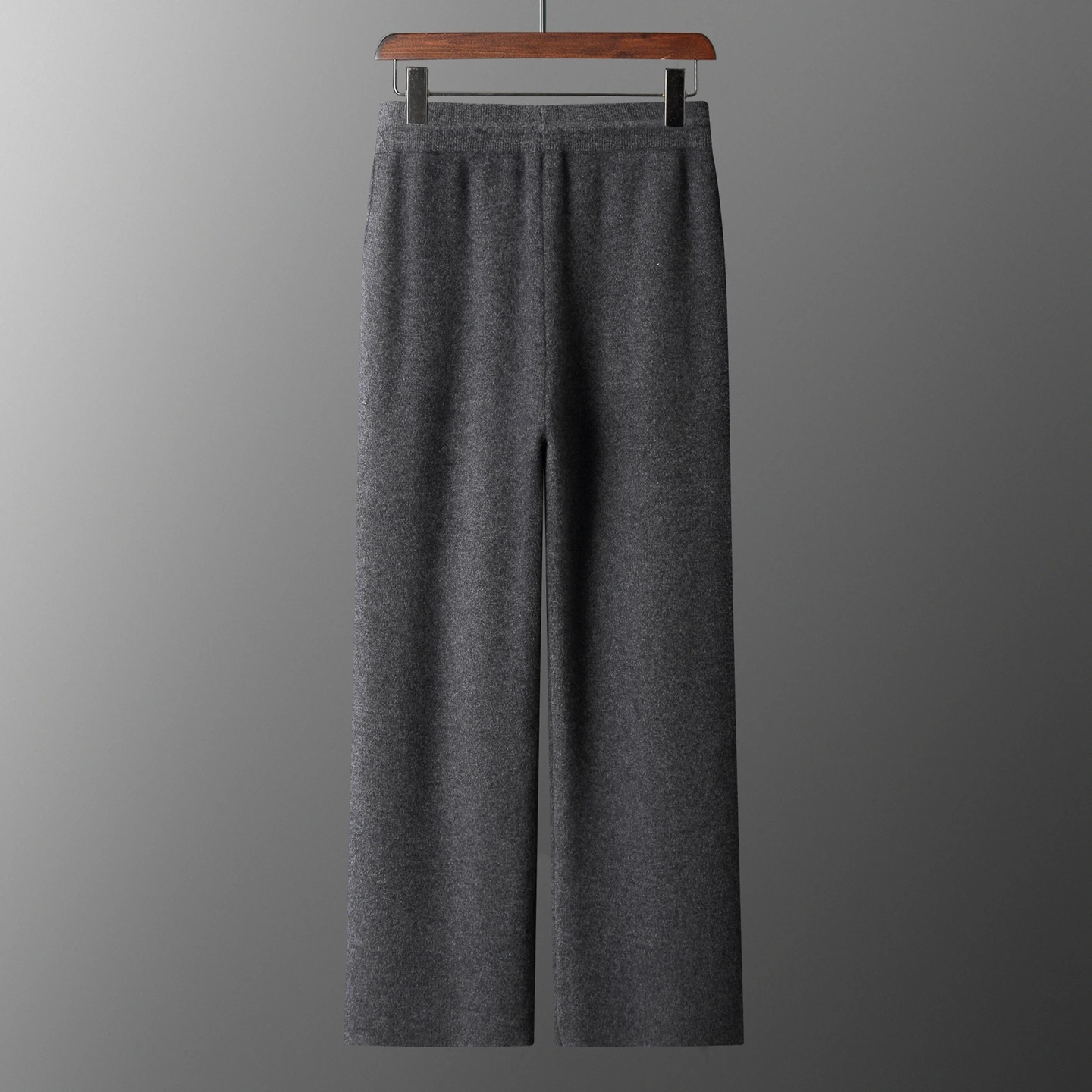 Classy Man 100% Merino Wool Sweater & Trousers Set Autumn Winter Thick Warm Zipper Cardigan Jacket Wide Leg Pants Two Pieces Set