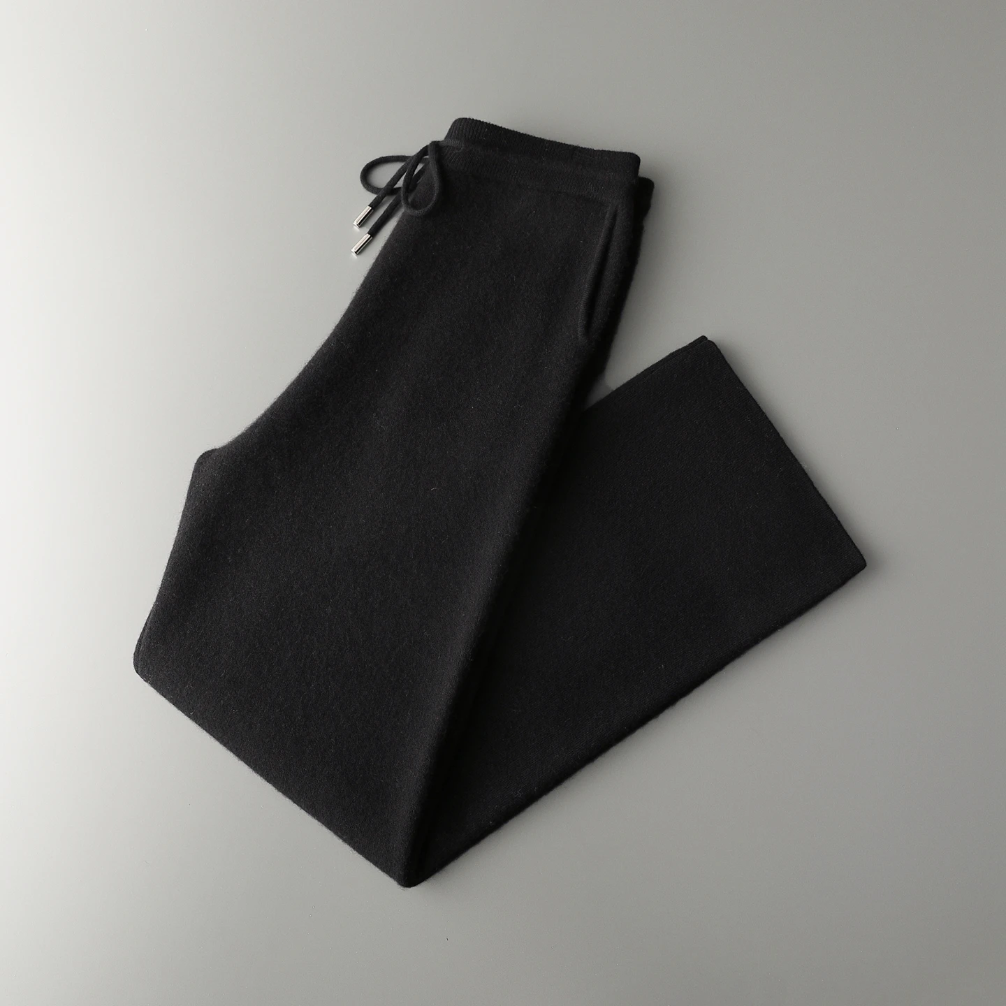 Classy Man 100% Merino Wool Sweater & Trousers Set Autumn Winter Thick Warm Zipper Cardigan Jacket Wide Leg Pants Two Pieces Set