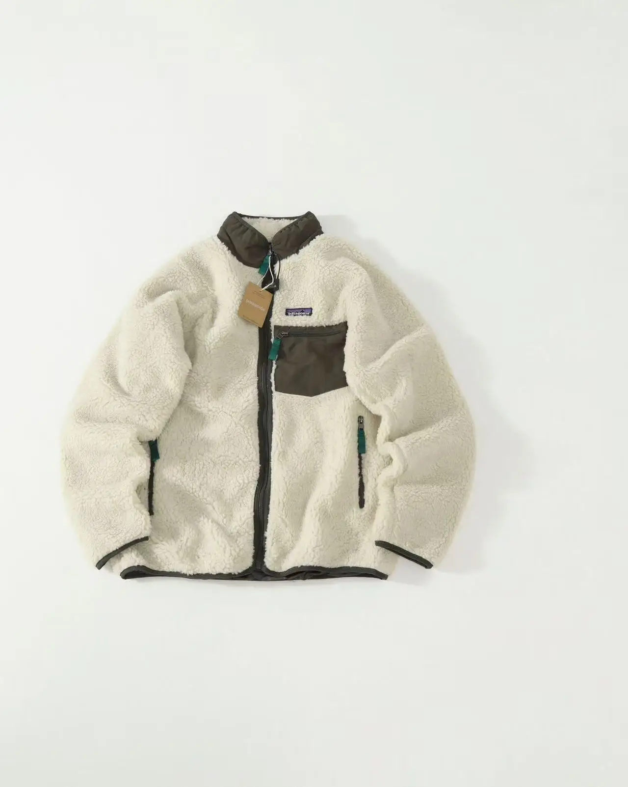 High-Quality Unisex Fashionable Retro Warm Stand-Collar Jacket Fleece Lined Outdoor Travel Casual Stylish Coat