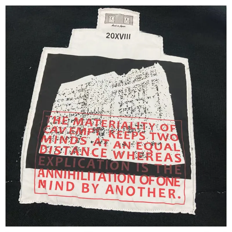 Winter Cavempt c.e MD PURSUIT OF FORM HEAVY Hoody Women Men 1:1 High-Quality Hip-hop Hoodie CAV EMPT Pullover
