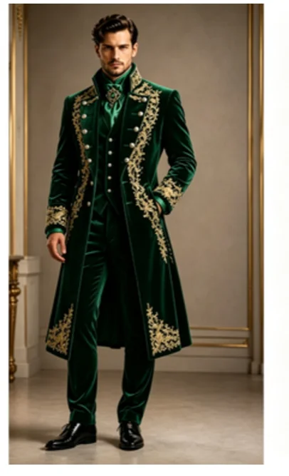 Sparkly Jewelry Men Suits 3 Pieces Sets Customized Embroidery Male Party Blazers Groom Evening Tuxedos Slim Corset Costume Homme