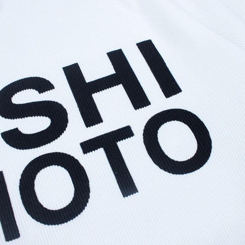 Satoshi Nakamoto T-shirt Long Sleeve Men's Women's Street Ripped Loose Washed Hip Hop Letter Print Tshirts 2 Pieces Wear
