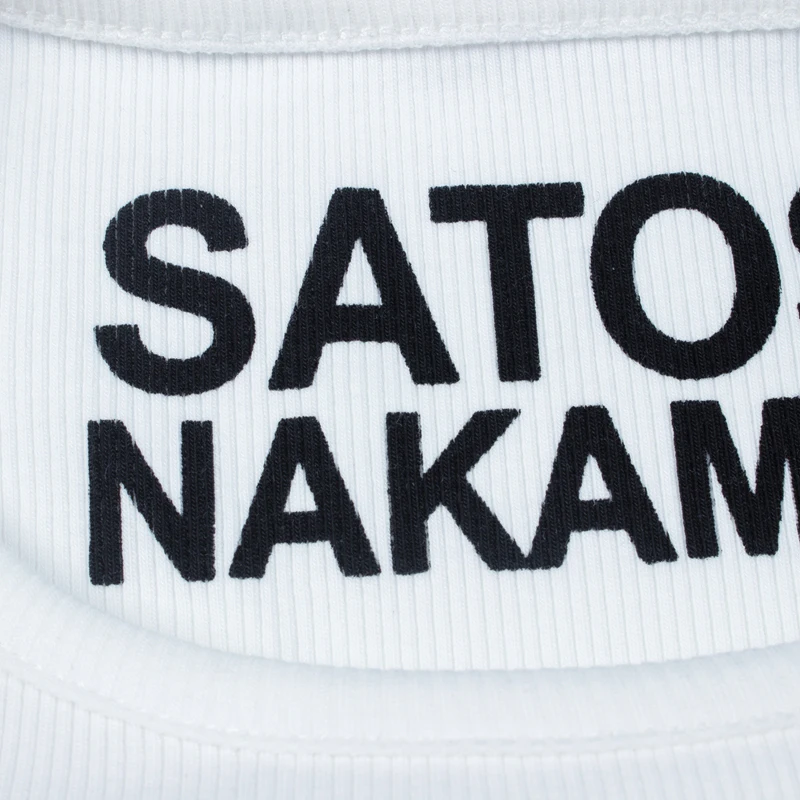 Satoshi Nakamoto T-shirt Long Sleeve Men's Women's Street Ripped Loose Washed Hip Hop Letter Print Tshirts 2 Pieces Wear