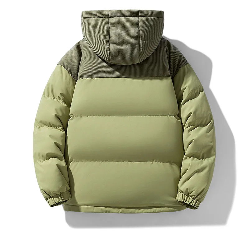 Hooded Cotton Coat for Men and Women - Winter Cotton Jacket for Couples - Thick Cotton Coat for Lovers - Outerwear for Couples