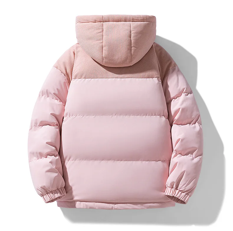 Hooded Cotton Coat for Men and Women - Winter Cotton Jacket for Couples - Thick Cotton Coat for Lovers - Outerwear for Couples