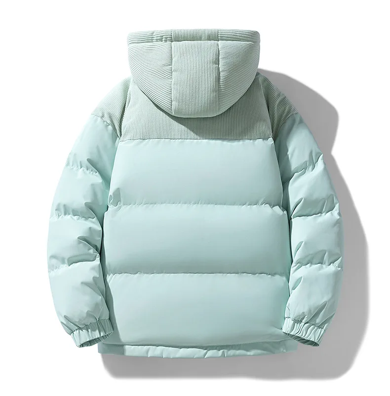 Hooded Cotton Coat for Men and Women - Winter Cotton Jacket for Couples - Thick Cotton Coat for Lovers - Outerwear for Couples
