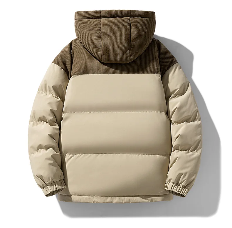 Hooded Cotton Coat for Men and Women - Winter Cotton Jacket for Couples - Thick Cotton Coat for Lovers - Outerwear for Couples