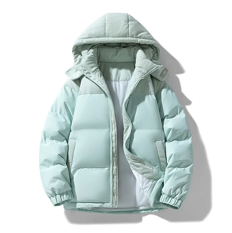 Hooded Cotton Coat for Men and Women - Winter Cotton Jacket for Couples - Thick Cotton Coat for Lovers - Outerwear for Couples