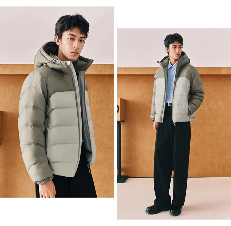 Semir Men Down Jacket Water Repellent 90 Percent Down Fill 2026 Winter Cold Weather Everyday Style Outdoor Layer