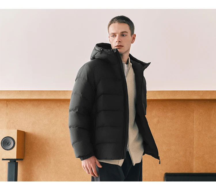 Semir Men Down Jacket Water Repellent 90 Percent Down Fill 2026 Winter Cold Weather Everyday Style Outdoor Layer