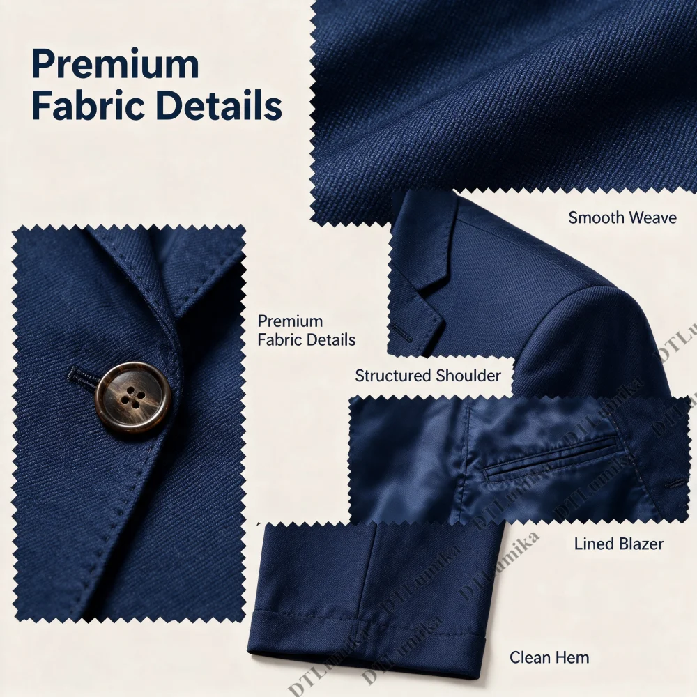 Made to Measure Men Business Suit 2 Piece Jacket Pants Set Formal Office Work Prom Party Banquet Tuxedo XXS-7XL Big Tall Man