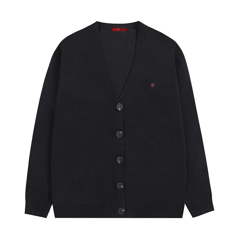 CH Women's V-Neck Knit Cardigan Long Sleeve Button Front Soft Casual Sweater Jacket for Office Daily Wear