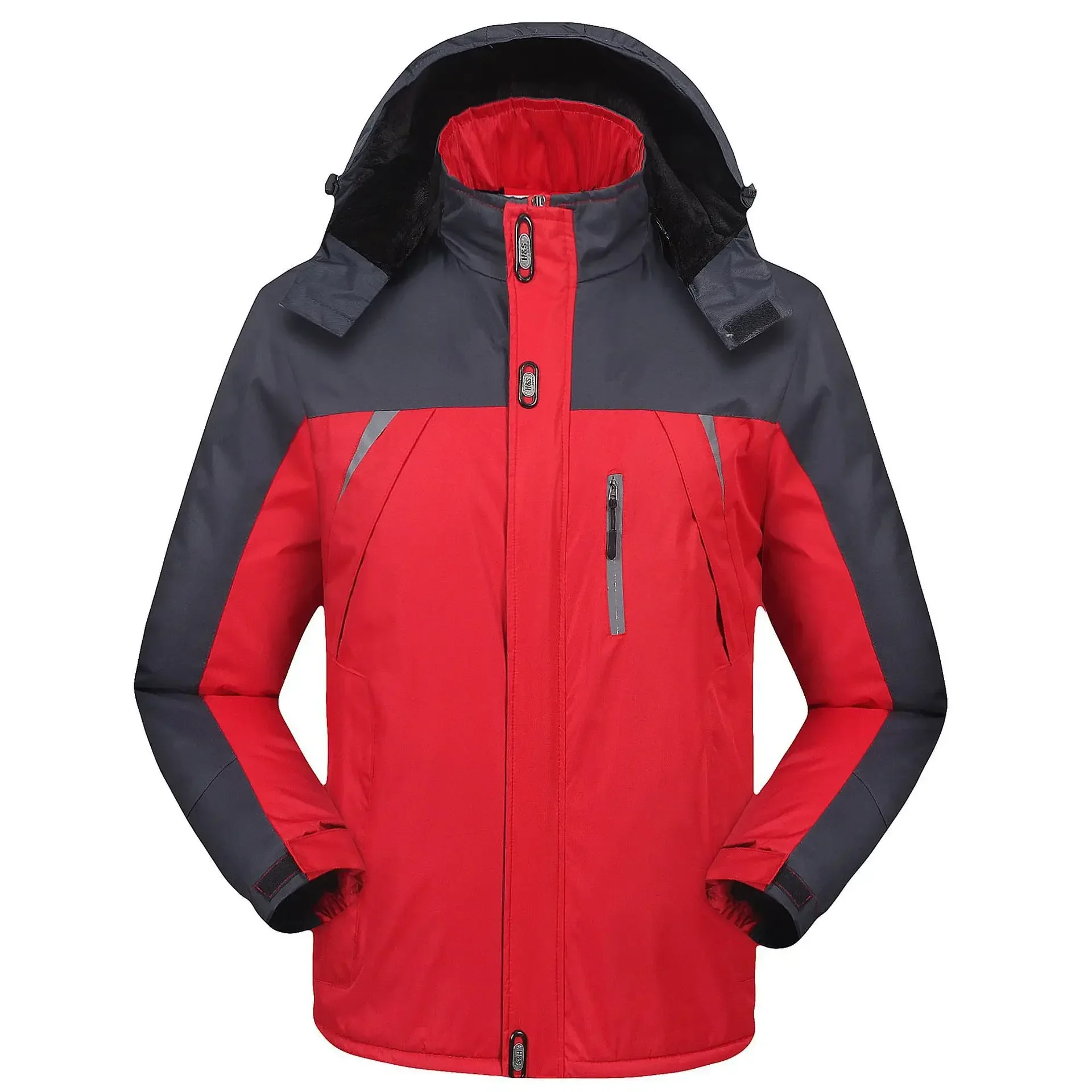 NEW Wintertime Men Ford logo Windbreak cotton Thick Warm Windproof 11Coats Male Hooded Anorak Jackets65