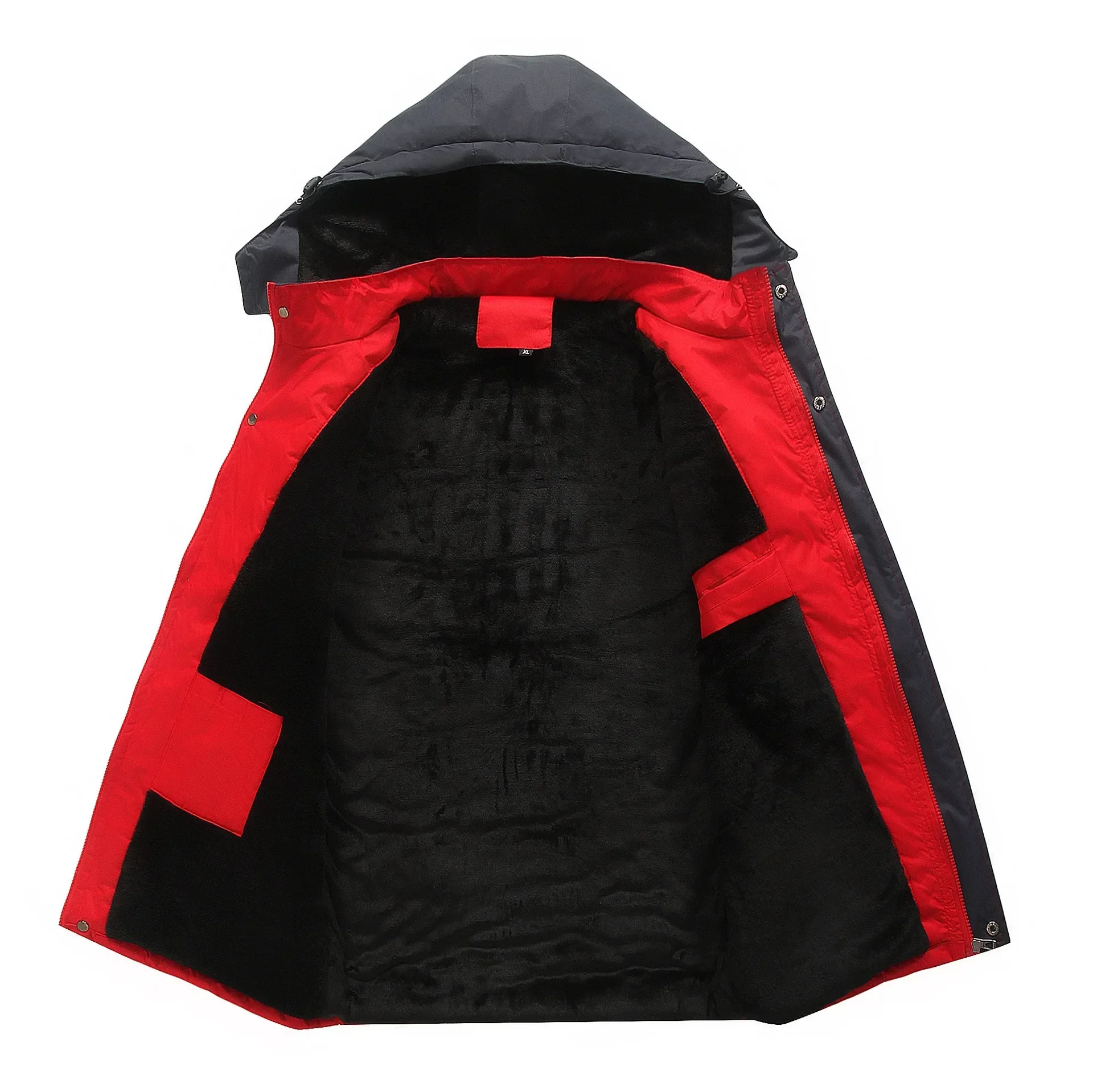 NEW Wintertime Men Ford logo Windbreak cotton Thick Warm Windproof 11Coats Male Hooded Anorak Jackets65
