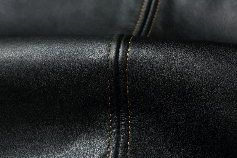 Imported oil wax top layer leather jacket leather jacket male brakeman casual lapel dispatcher horse leather jacket
