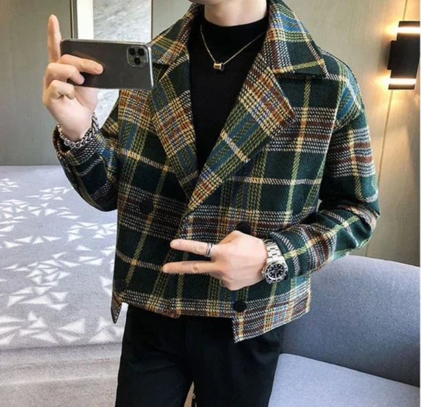 Spring Autumn Windbreaker Male Coats Short High Quality Joker Luxury Designer Clothing Fashion 2025 Y2k Men's Overcoat Jackets