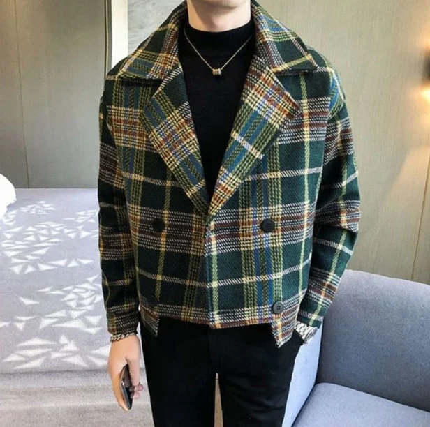Spring Autumn Windbreaker Male Coats Short High Quality Joker Luxury Designer Clothing Fashion 2025 Y2k Men's Overcoat Jackets