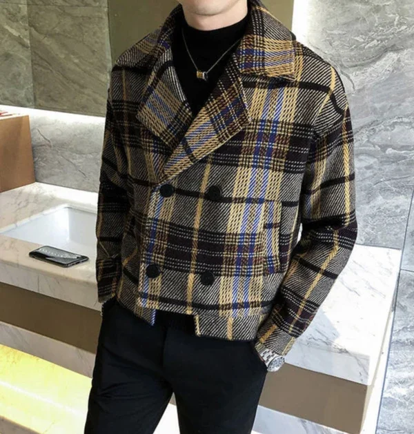 Spring Autumn Windbreaker Male Coats Short High Quality Joker Luxury Designer Clothing Fashion 2025 Y2k Men's Overcoat Jackets