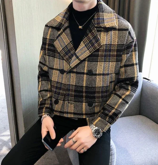 Spring Autumn Windbreaker Male Coats Short High Quality Joker Luxury Designer Clothing Fashion 2025 Y2k Men's Overcoat Jackets