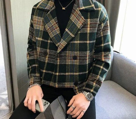 Spring Autumn Windbreaker Male Coats Short High Quality Joker Luxury Designer Clothing Fashion 2025 Y2k Men's Overcoat Jackets