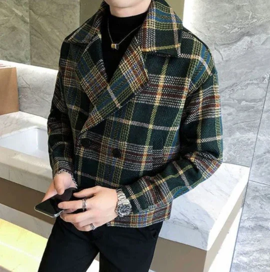 Spring Autumn Windbreaker Male Coats Short High Quality Joker Luxury Designer Clothing Fashion 2025 Y2k Men's Overcoat Jackets