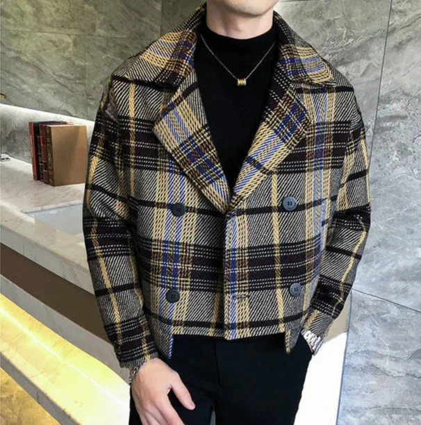 Spring Autumn Windbreaker Male Coats Short High Quality Joker Luxury Designer Clothing Fashion 2025 Y2k Men's Overcoat Jackets
