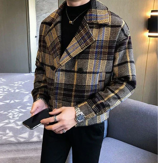 Spring Autumn Windbreaker Male Coats Short High Quality Joker Luxury Designer Clothing Fashion 2025 Y2k Men's Overcoat Jackets