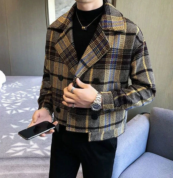 Spring Autumn Windbreaker Male Coats Short High Quality Joker Luxury Designer Clothing Fashion 2025 Y2k Men's Overcoat Jackets
