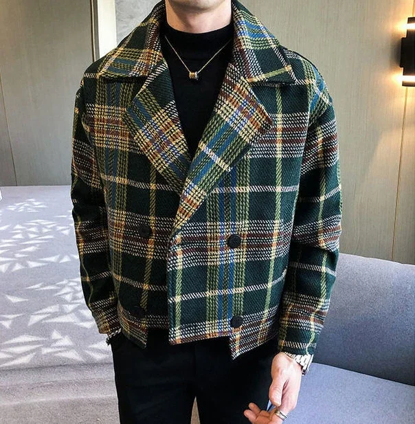 Spring Autumn Windbreaker Male Coats Short High Quality Joker Luxury Designer Clothing Fashion 2025 Y2k Men's Overcoat Jackets