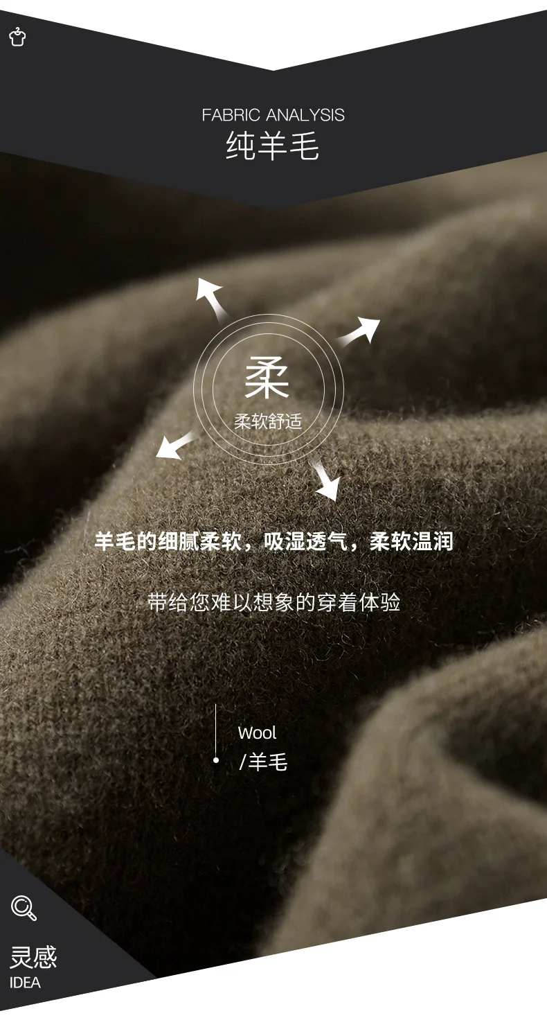 Autumn And Winter 100% Cashmere Cardigan Men's POLO Collar Coat Knitted Baseball Uniform Jacket Bottoming Wool Sweater