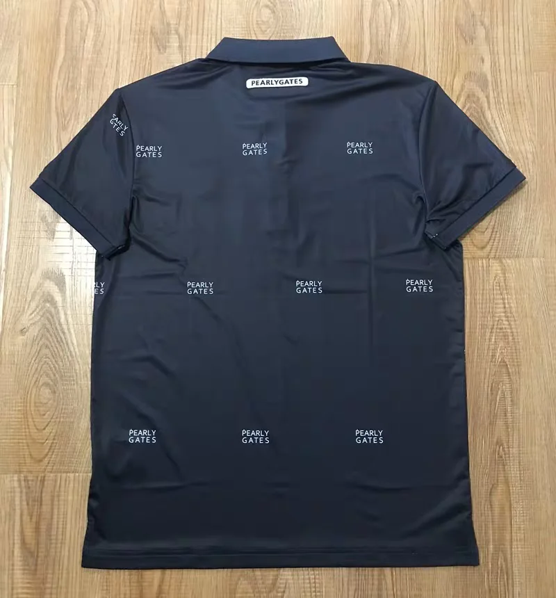 PEARLYGATES Golf Short Sleeve Men's Quick Drying 2026 Summer New Golf Non Ironing T-shirt Men's Top Polo Shirt 3077