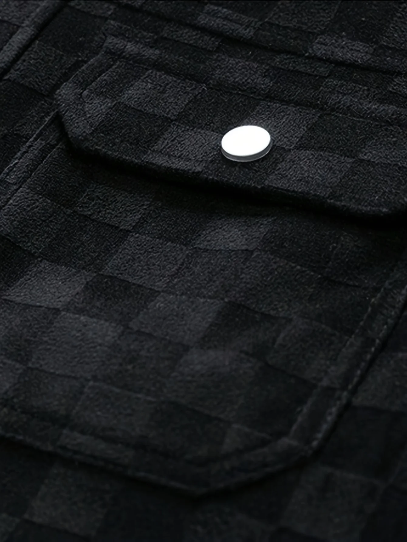 2025 New Suede Chess Board Jackets Men American Retro Spring Autumn Loose Casual Plaid Lapel Jacket Business Workwear Jacket Top