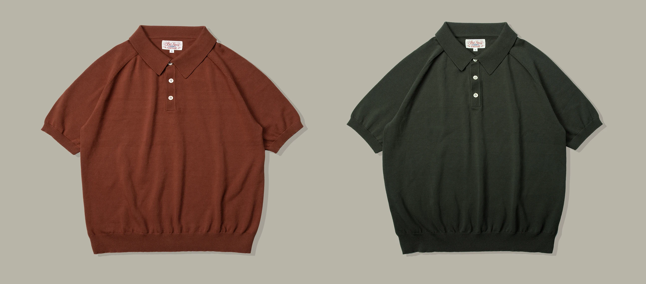 PL-0001 Red Tornado Big Size Super Good Quality Mans 260GSM Heavy Thick Casual Henley Tee Cotton 6 Colors