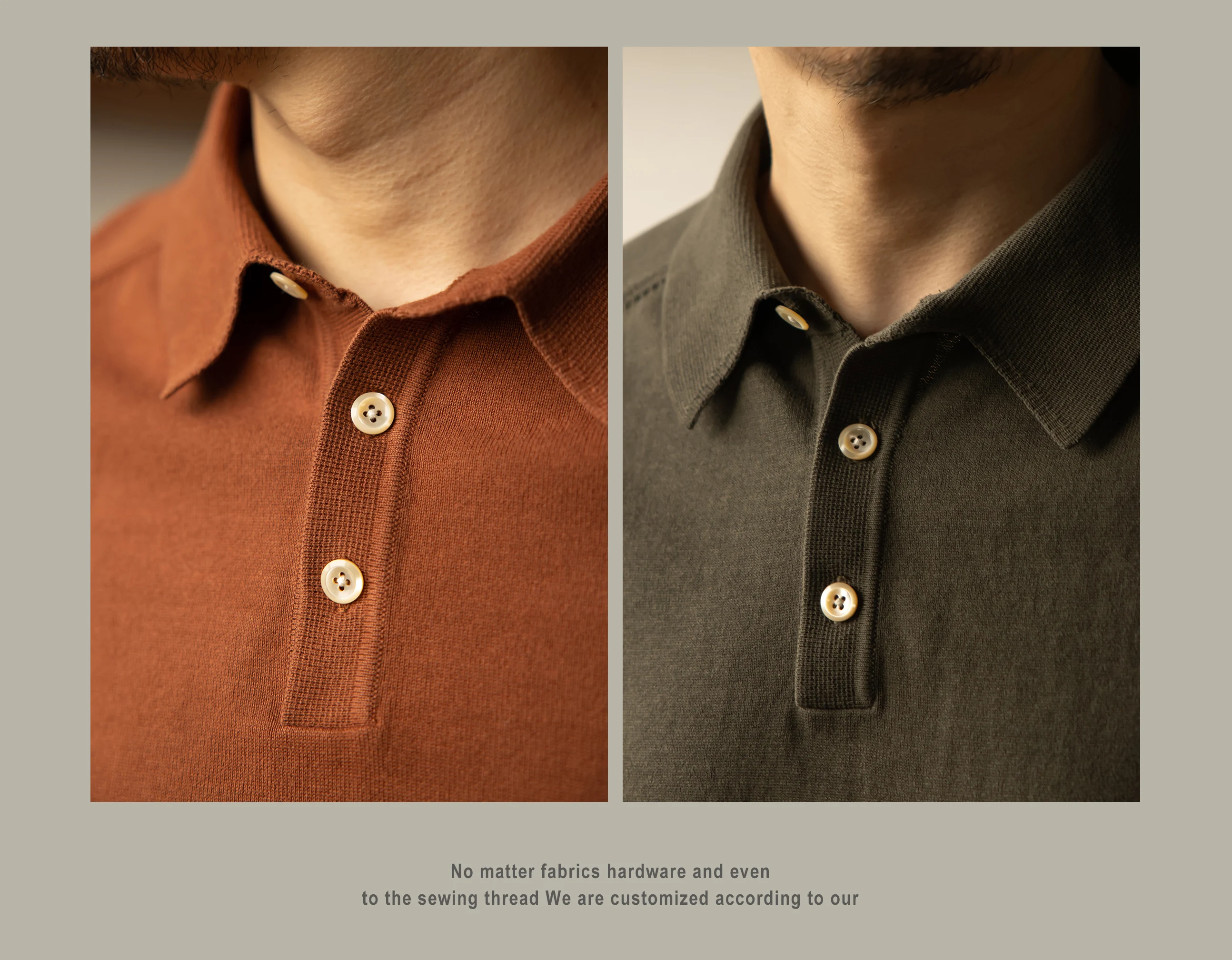 PL-0001 Red Tornado Big Size Super Good Quality Mans 260GSM Heavy Thick Casual Henley Tee Cotton 6 Colors