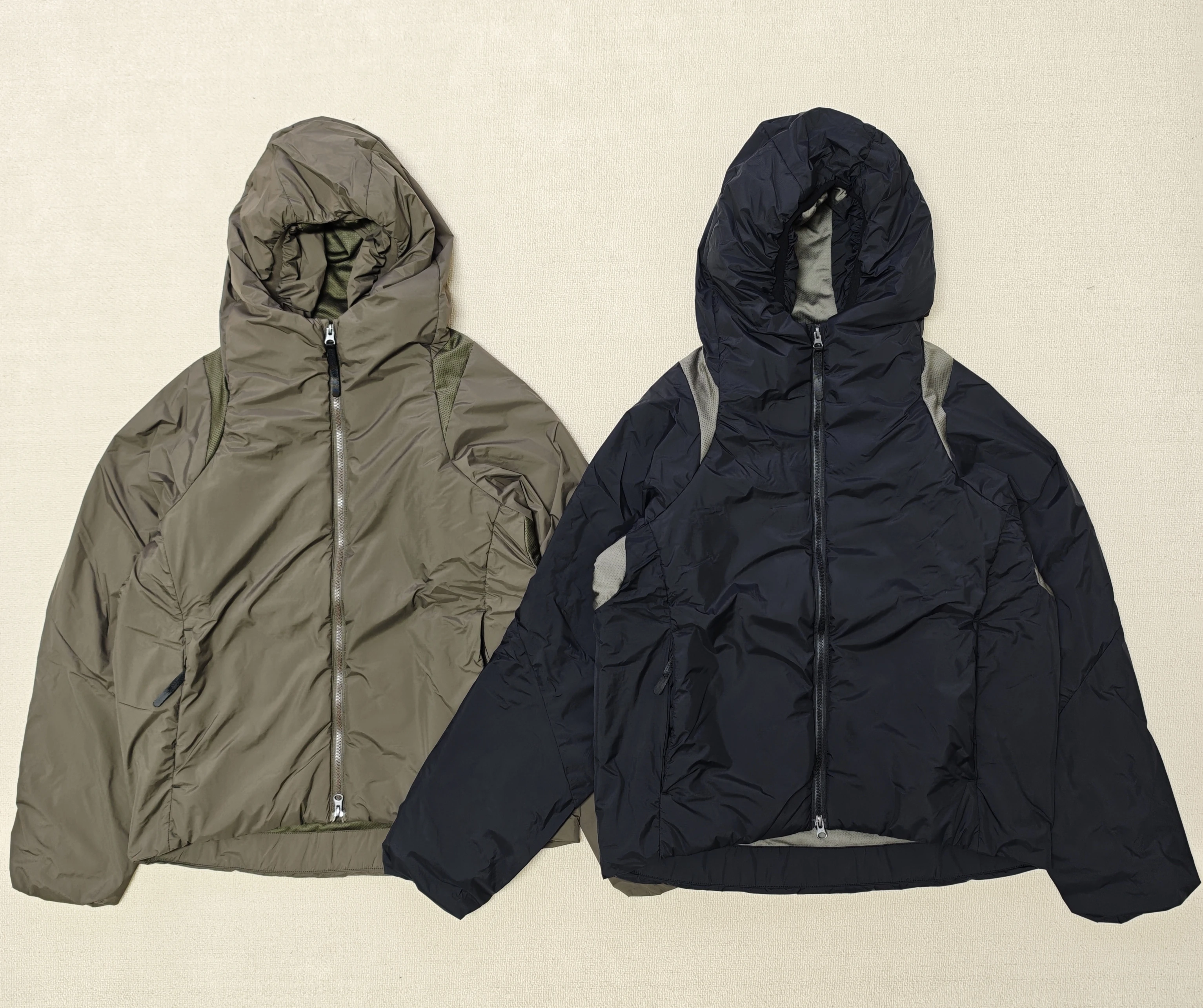 GDW Outdoor Casual Mesh P Cotton Wear Lightweight Windproof Hooded Jacket