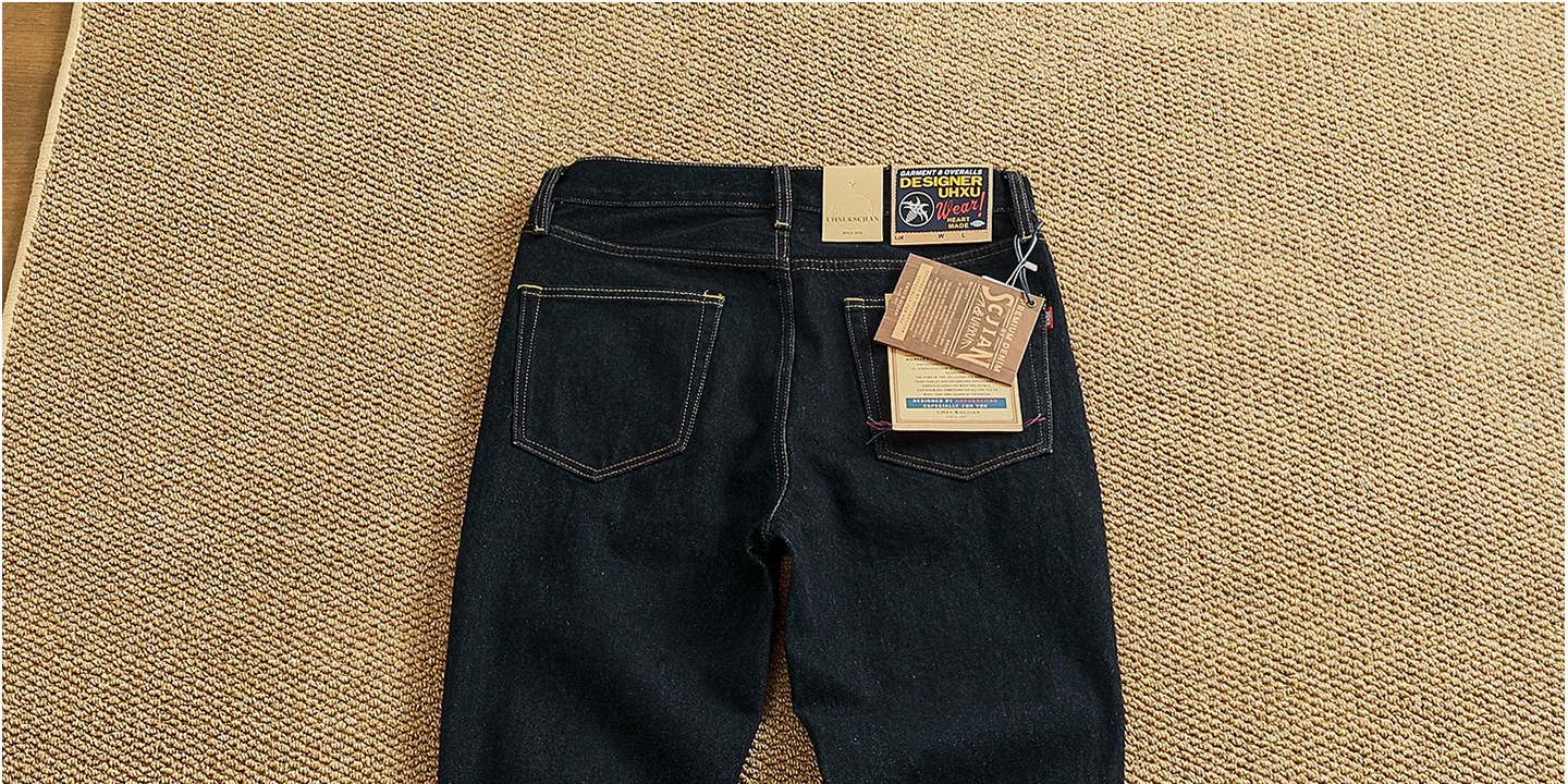 2025 Autumn New American Retro Heavyweight High-end Comfort Jeans Men's Fashion 100% Cotton Washed Straight Casual Pencil Pants