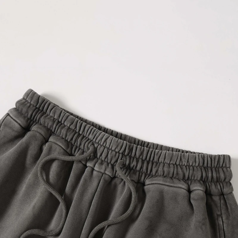 Graffiti Solied SSSAINT LOUIS Hole Damaged Casual Sweatpants Men Women Washed Distressed Loose Straight Track Pants Trousers