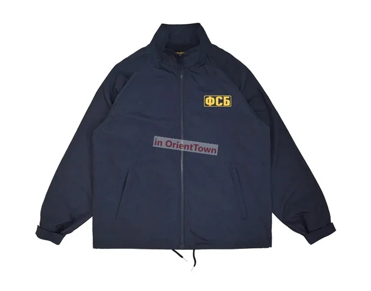 Film TV Soviet Union Men's Loose Identification Trench Coat Russian Special Tactical Clothing USSR FSB KGB Youth Zipper Jacket