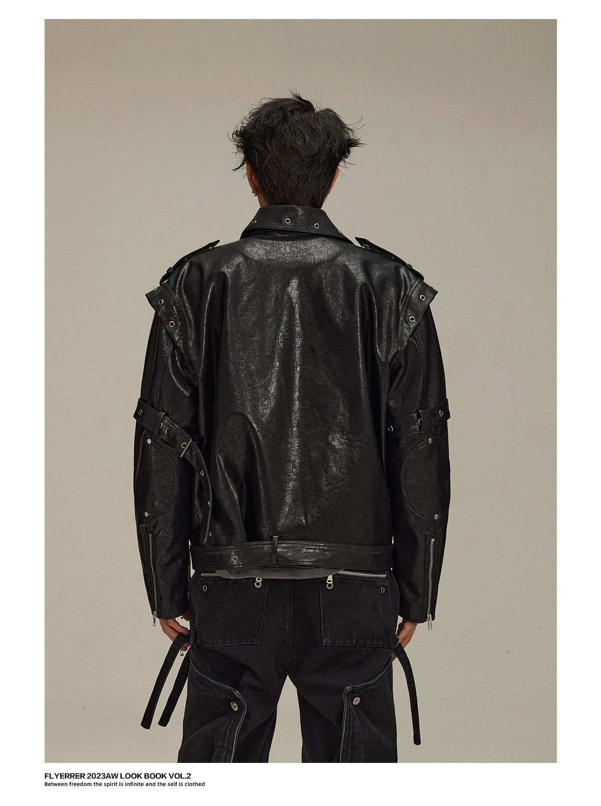 Mauroicardi Spring Autumn Cool Short Shiny Pu Leather Moto & Biker Jacket Men Belt Luxury Designer American Vintage Clothes 2025