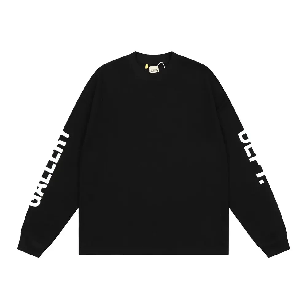 Gallery Dept Monogram Print Waffle Long Sleeve T-Shirt